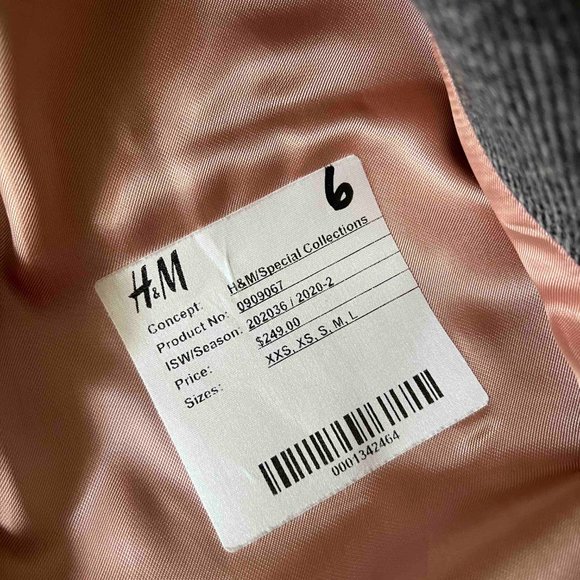 H&M Structured Wool Trench-Style Coat - Picture 5 of 5